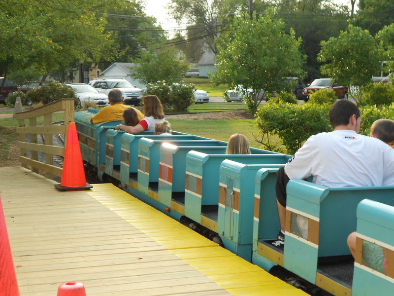 Lions build platform for Clipper Express in Milton Town Park Cape Gazette